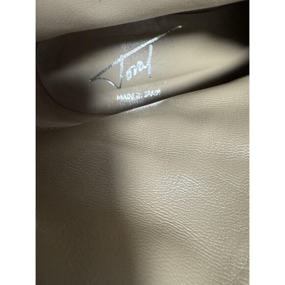 Toral Ankle Boots Womens Size 36 Snakeskin Zip Studded Block Heel Made in Spain - Picture 9 of 13